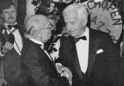 Gerhard Günnewig und der damalige Bundespräsident Richard von Zeizsäcker
